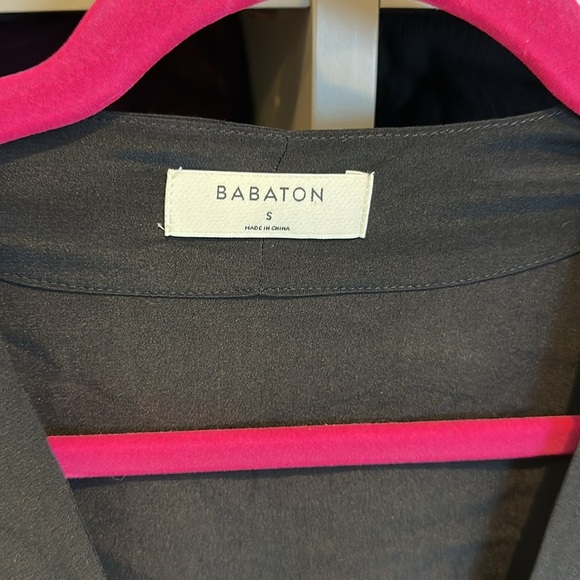 Babaton black v neck elastic waistband romper size S - Picture 2 of 3